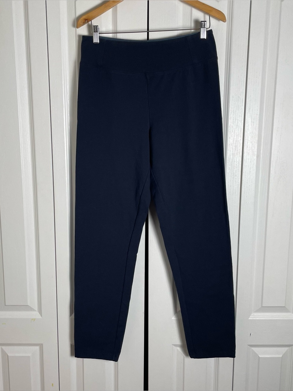 Women with Control High Rise Leggings Women’s M Tall Blue Tummy Control Stretch
